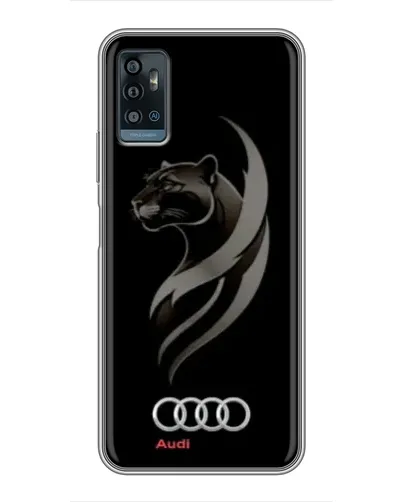 Чехол для ZTE Blade A71 с картинкой «Графика — пантера и Audi» Чехол для ZTE Blade A71 с картинкой «Графика — пантера и Audi»