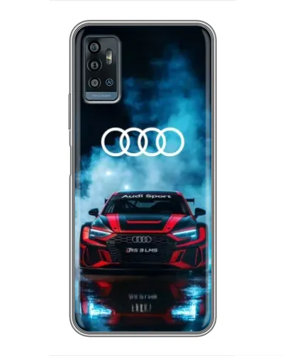 Чехол для ZTE Blade A71 с картинкой «Audi Sport — неон» Чехол для ZTE Blade A71 с картинкой «Audi Sport — неон»