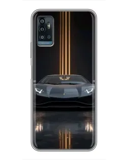 Чохол для ZTE Blade A71 з картинкою «Lamborghini золоті лінії» Чохол для ZTE Blade A71 з картинкою «Lamborghini золоті лінії»