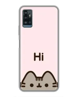 Чохол для ZTE Blade A71 з картинкою «Пушин каже Hi» Чохол для ZTE Blade A71 з картинкою «Пушин каже Hi»