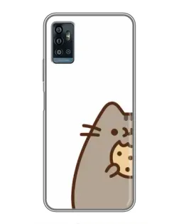 Чехол для ZTE Blade A71 с картинкой «Пушин с печеньем»