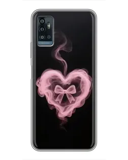 Чехол для ZTE Blade A71 с картинкой «Дымчатое сердце» Чехол для ZTE Blade A71 с картинкой «Дымчатое сердце»