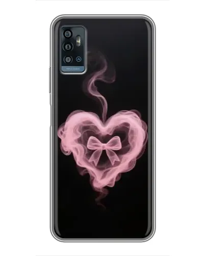 Чехол для ZTE Blade A71 с картинкой «Дымчатое сердце»