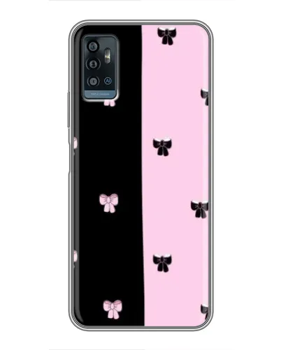 Чехол для ZTE Blade A71 с картинкой «Контрастные банты»