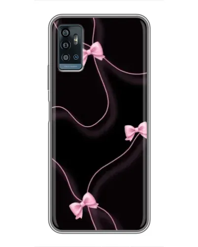 Чехол для ZTE Blade A71 с картинкой «Розовые ленты»