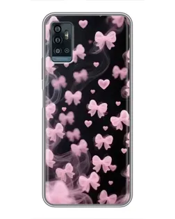 Чехол для ZTE Blade A71 с картинкой «Неоновое кружево»