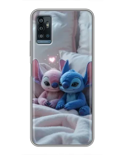 Чохол для ZTE Blade A71 з картинкою «Плюшеві Стіч Ангел»