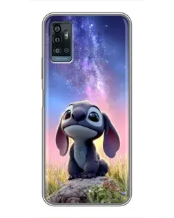 Чехол для ZTE Blade A71 с картинкой «Стич на рассвете» Чехол для ZTE Blade A71 с картинкой «Стич на рассвете»