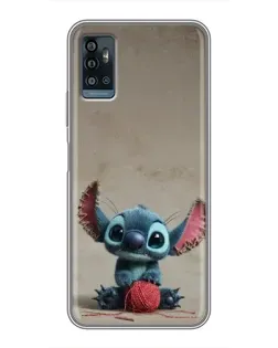 Чехол для ZTE Blade A71 с картинкой «Стич на коричневом фоне» Чехол для ZTE Blade A71 с картинкой «Стич на коричневом фоне»