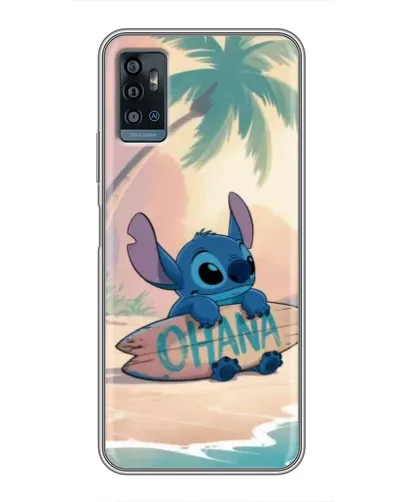 Чохол для ZTE Blade A71 з картинкою «Стіч на серфі»