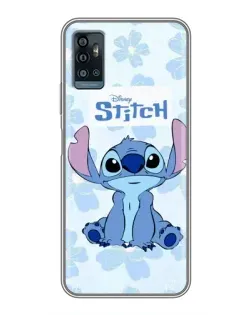 Чехол для ZTE Blade A71 с картинкой «Stitch среди цветов» Чехол для ZTE Blade A71 с картинкой «Stitch среди цветов»