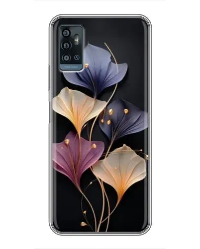 Чехол для ZTE Blade A71 с картинкой «Лиловые цветы грации» Чехол для ZTE Blade A71 с картинкой «Лиловые цветы грации»