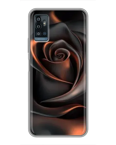 Чехол для ZTE Blade A71 с картинкой «Шелковая черная роза» Чехол для ZTE Blade A71 с картинкой «Шелковая черная роза»