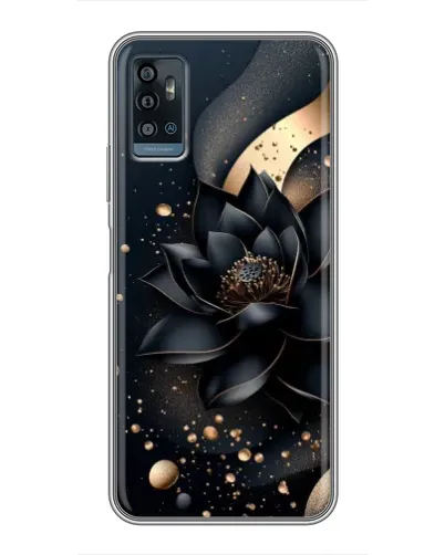 Чехол для ZTE Blade A71 с картинкой «Черный лотос» Чехол для ZTE Blade A71 с картинкой «Черный лотос»