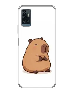 Чехол для ZTE Blade A71 с картинкой «Толстенькая капибара»