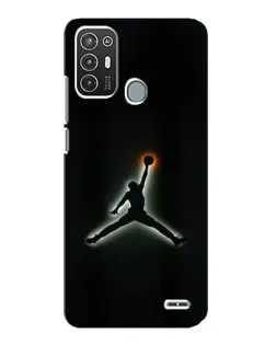 Чохол для ZTE Blade A72 з картинкою «Jordan Gradient Logo»
