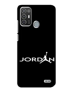 Чохол для ZTE Blade A72 з картинкою «Jordan White Logo»