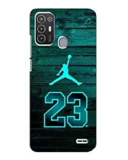 Чохол для ZTE Blade A72 з картинкою «Jordan Cyan 23»