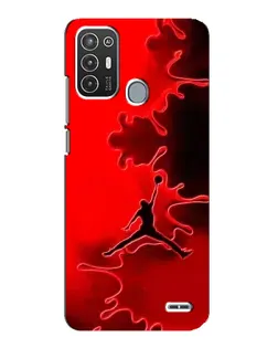 Чохол для ZTE Blade A72 з картинкою «Jordan Red Smoke»