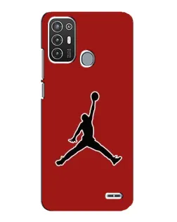 Чохол для ZTE Blade A72 з картинкою «Jordan Red Back»