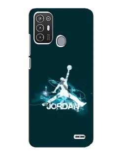 Чохол для ZTE Blade A72 з картинкою «Jordan Blue Fire»