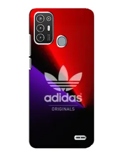Чохол для ZTE Blade A72 з картинкою «Adidas Red Neon»
