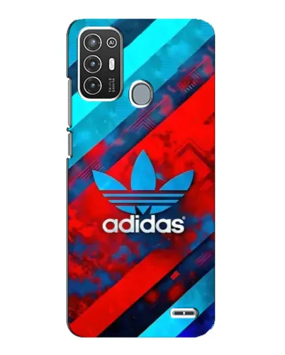 Чехол для ZTE Blade A72 с картинкой «Абстракция Adidas»