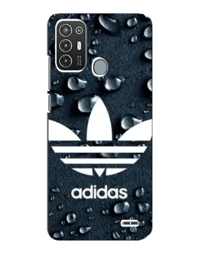 Чехол для ZTE Blade A72 с картинкой «Adidas Trefoil Blue»