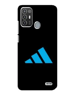 Чехол для ZTE Blade A72 с картинкой «Adidas Cyan Logo»
