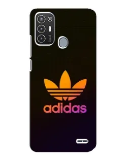 Чехол для ZTE Blade A72 с картинкой «Градиент Adidas»