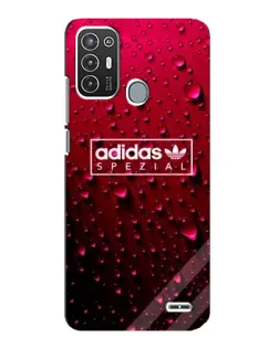 Чехол для ZTE Blade A72 с картинкой «Adidas Gold Marble»
