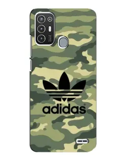 Чехол для ZTE Blade A72 с картинкой «Милитари стиль Adidas»