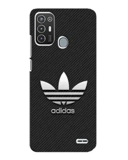Чехол для ZTE Blade A72 с картинкой «Adidas Карбоновая текстура»