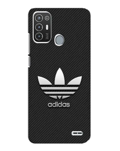 Чехол для ZTE Blade A72 с картинкой «Adidas Карбоновая текстура»
