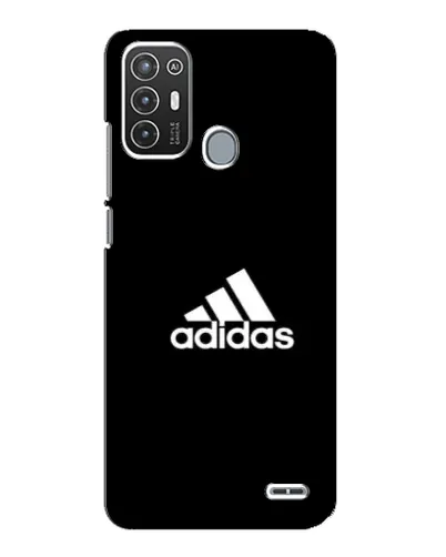 Чехол для ZTE Blade A72 с картинкой «Черная классика Adidas»