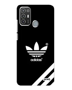 Чехол для ZTE Blade A72 с картинкой «Adidas с диагональными полосами»