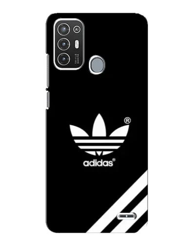 Чехол для ZTE Blade A72 с картинкой «Adidas с диагональными полосами»