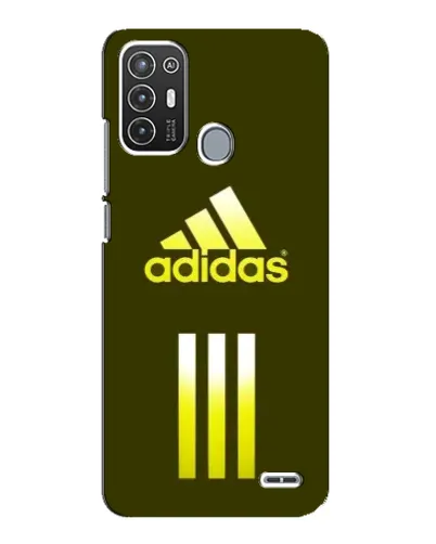 Чехол для ZTE Blade A72 с картинкой «Оливковый градиент Adidas»