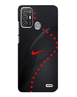 Чехол для ZTE Blade A72 с картинкой «Абстрактный дизайн Nike»