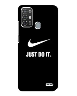 Чехол для ZTE Blade A72 с картинкой «Классический принт Nike»
