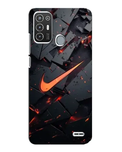 Чехол для ZTE Blade A72 с картинкой «Nike — эффект разломов» Чехол для ZTE Blade A72 с картинкой «Nike — эффект разломов»