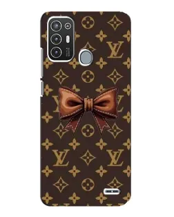 Чехол для ZTE Blade A72 с картинкой «LV с бантом»