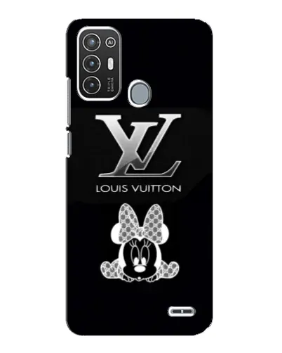 Чехол для ZTE Blade A72 с картинкой «LV и Минни Маус»