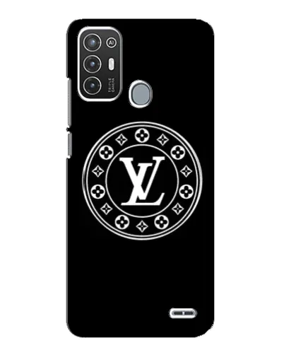 Чехол для ZTE Blade A72 с картинкой «LV — печать стиля»