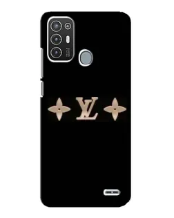 Чехол для ZTE Blade A72 с картинкой «Louis Vuitton — минимализм»
