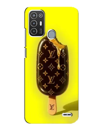 Чехол для ZTE Blade A72 с картинкой «Мороженое от LV»