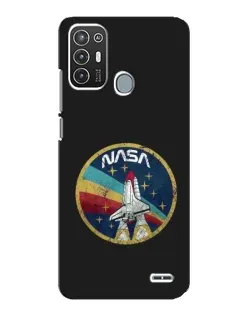 Чохол для ZTE Blade A72 з картинкою «NASA — емблема місії»
