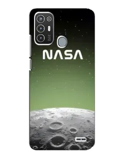 Чехол для ZTE Blade A72 с картинкой «NASA — лунный градиент»