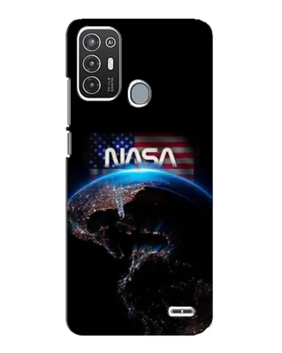 Чехол для ZTE Blade A72 с картинкой «Земля из космоса NASA»