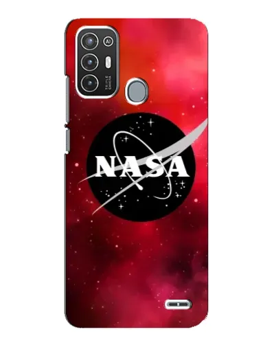 Чехол для ZTE Blade A72 с картинкой «NASA — красная туманность»